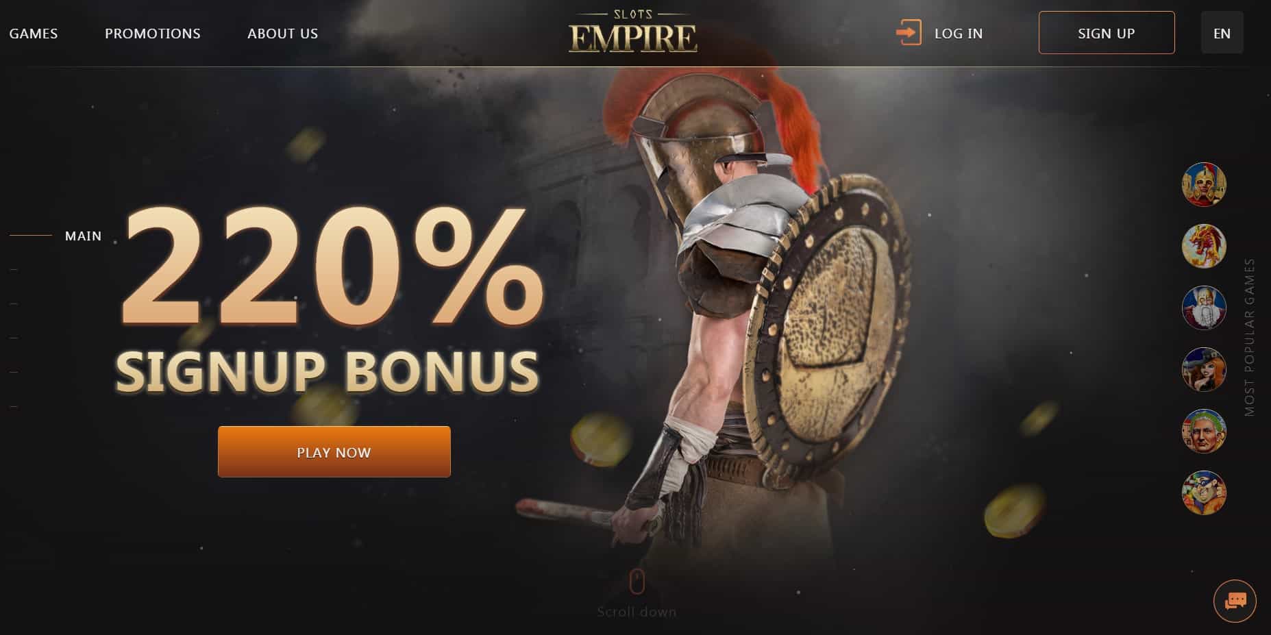 Slots empire casino bonus codes