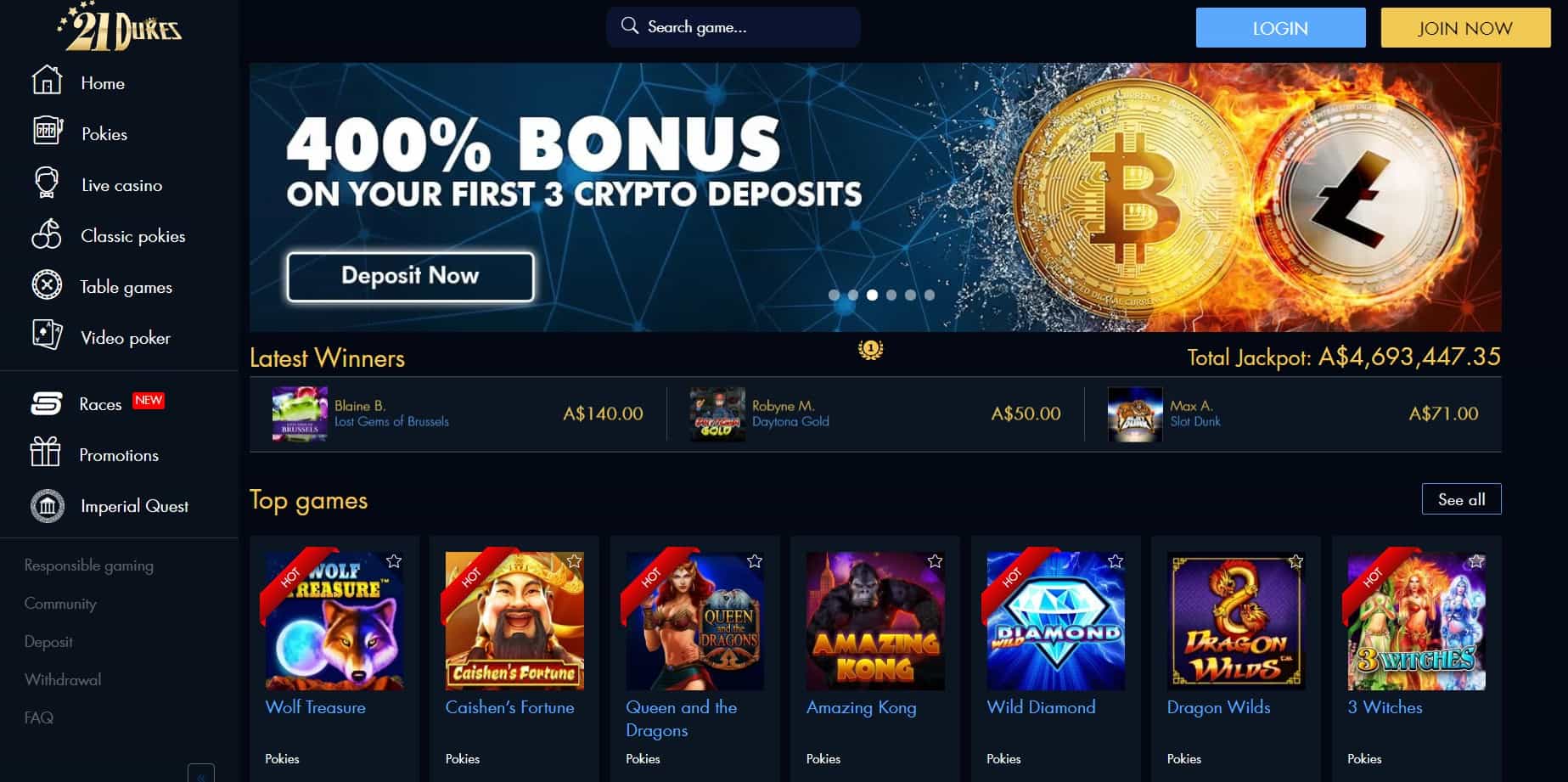 21 dukes no deposit bonus codes 2021