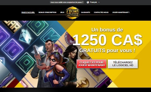 Casino Action Homepage