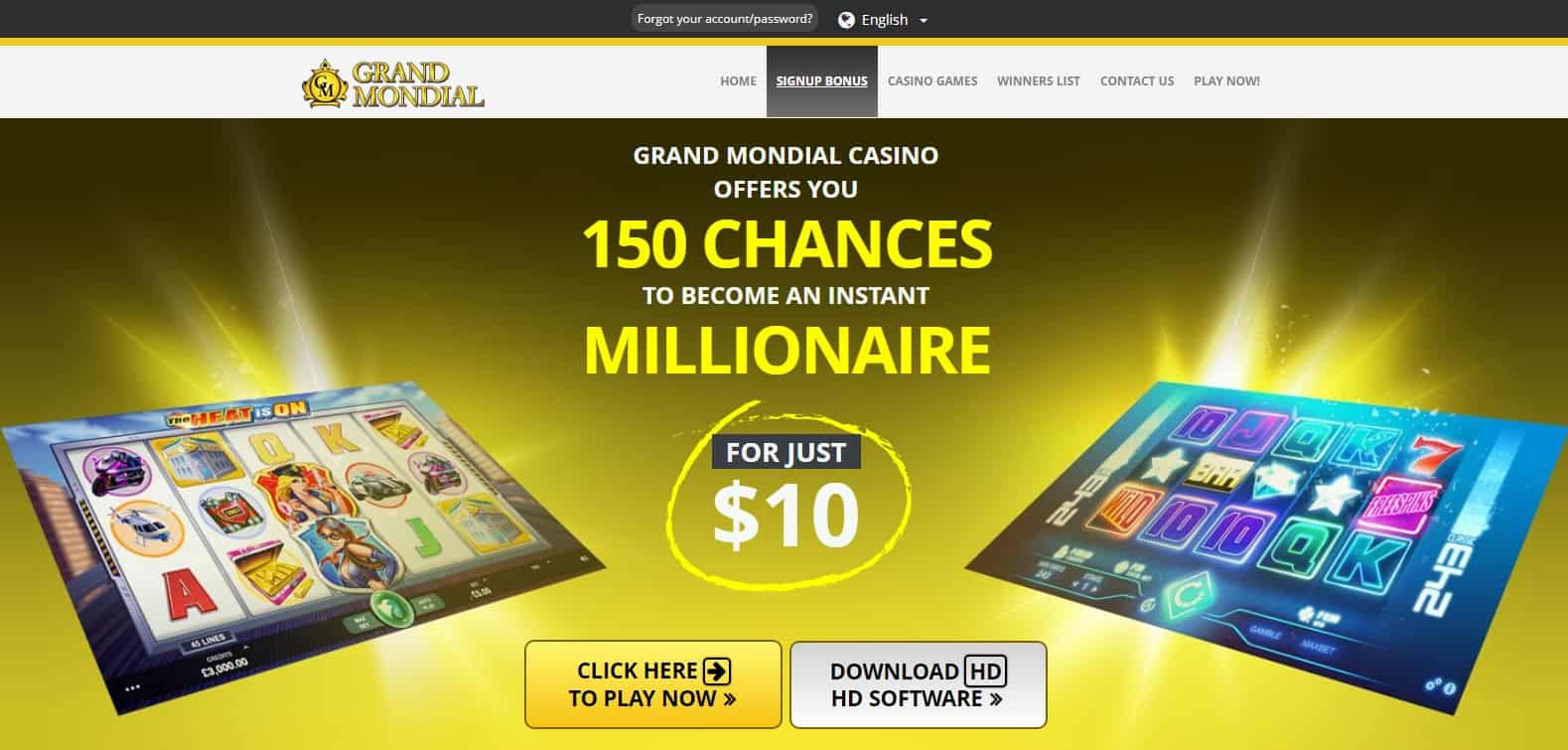 Grand Mondial Casino Bonuses