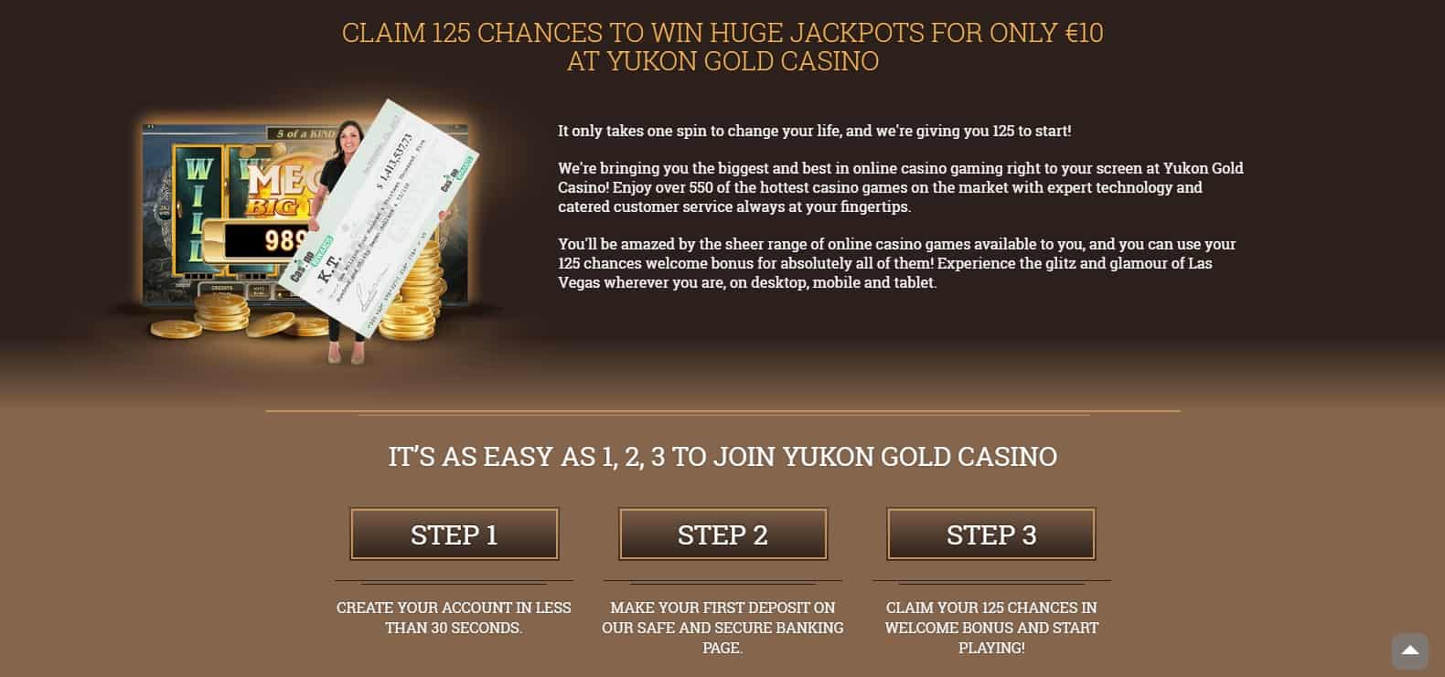 Yukon Gold Casino Bonuses