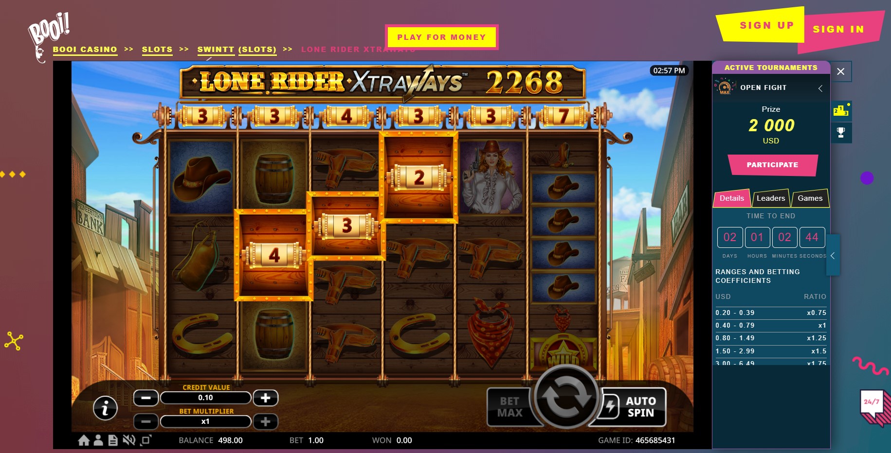 booi casino game