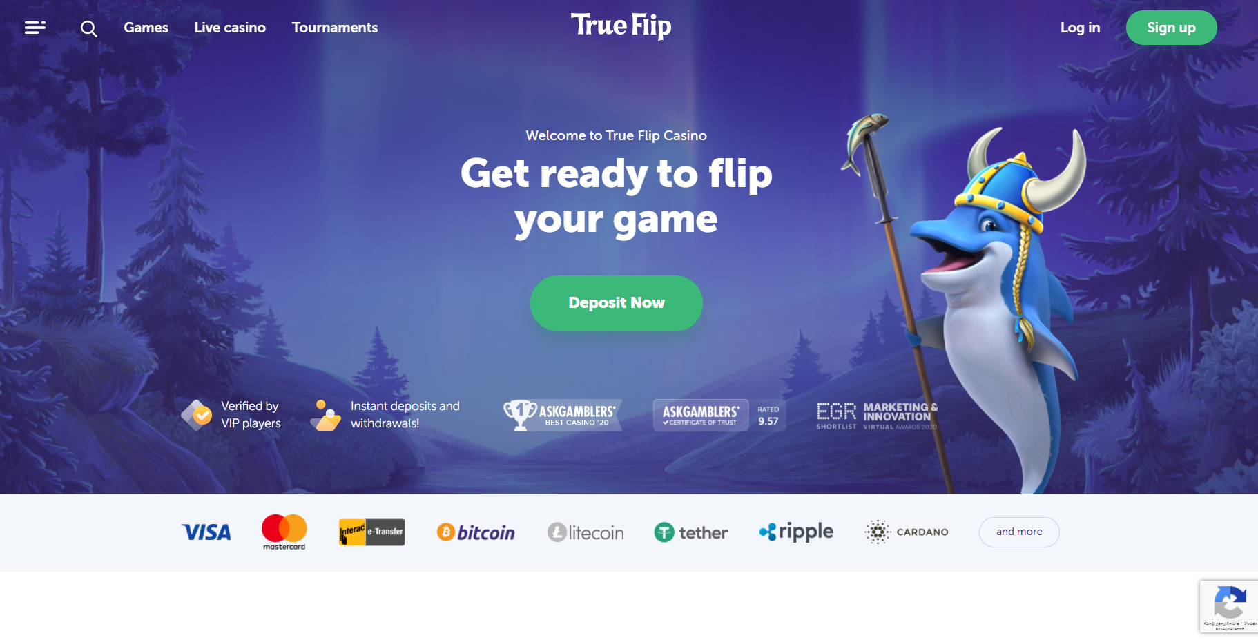 true flip casino homepage